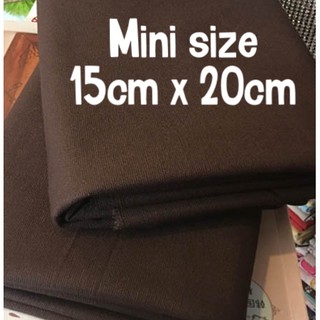 mini size 15cm x 20cm ผ้าแคนวาส สีพื้น ผ้า เนื้อดี 12 ออนซ์ เนื้อหนา