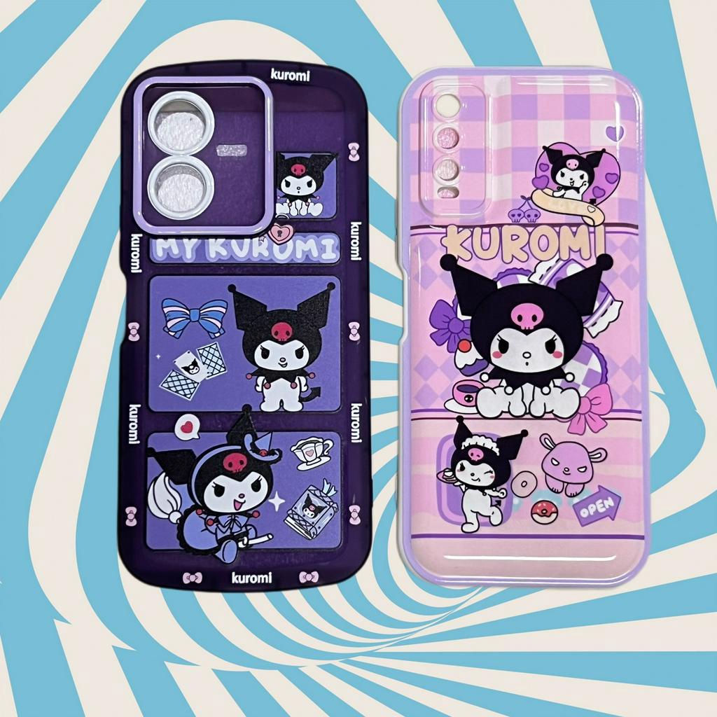 เคสลายคุโรมิ สำหรับรุ่น เคสoppo A52020 A53 A96 A57 A31 A54 A16 A15 เคสvivo Y20 Y12a Y12 Y15 Y17 เคสไ