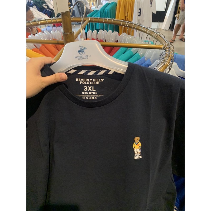 🏷เสื้อยืด polo หมี beverly hills polo club ของแท้จาก shop สีกรม,สีขาว,สีเหลือง ราคาป้าย 990