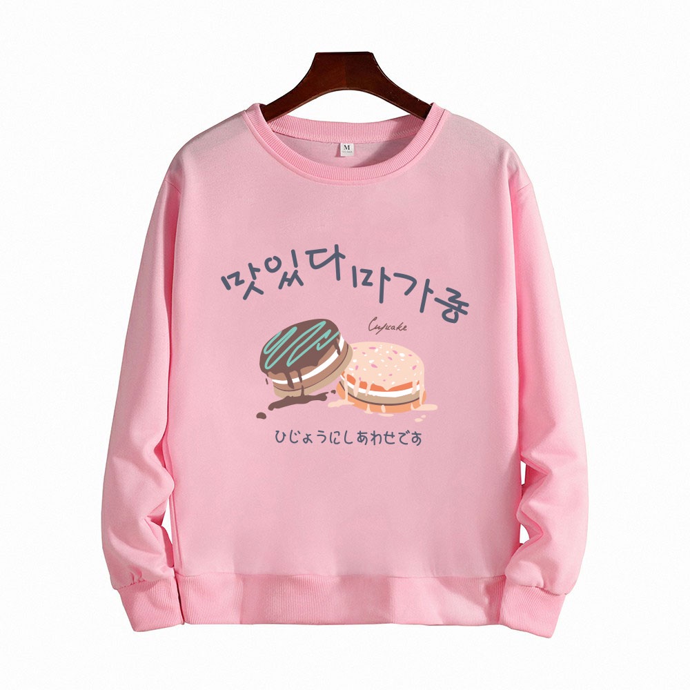 เสื้อสเวสเตอร์แขนยาว พิมพ์ลายเเฟชั่น . ลายการ์ตูนน่ารัก สเวตเตอร์ผู้หญิงผู้ชายฯO-563