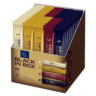 AGF A little luxurious coffee shop Black in box Roasted assorted sticks 50 instants (sticks)