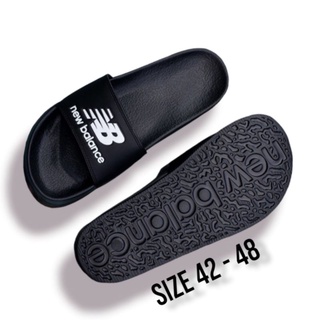  Slop Big Size New B*lance Men Women Slide Big Size Distro Distro Slide Distro Men Women Slip On New 100% รูปภาพจริง