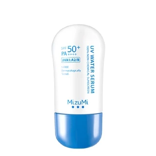 [1 หลอด] MizuMi UV Water Serum SPF50+ PA++++ 40g No.1 Best Selling Sunscreen เซรั่มกันแดด บางเบา ไม่อุดตัน ปกป้องสูงสุด