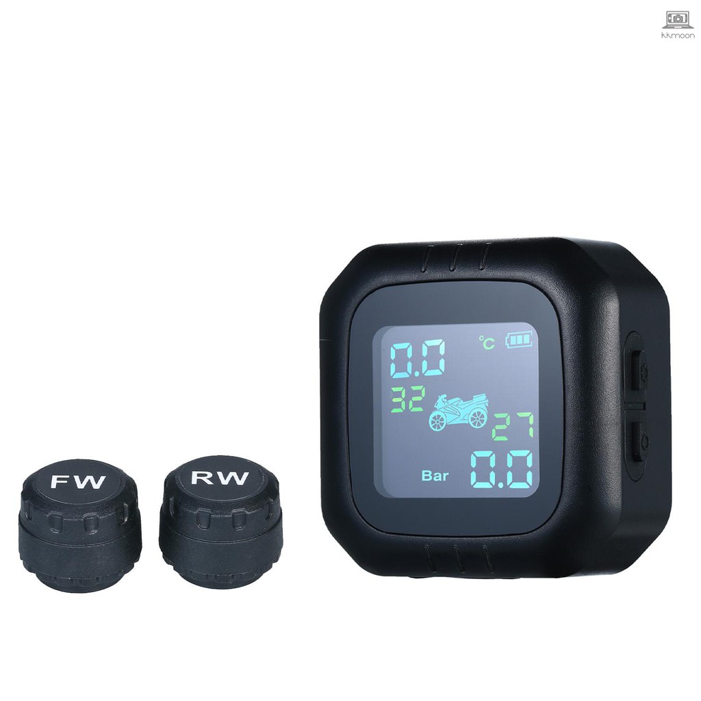 ระบบเตือนลมยางรถจักรยานยนต์ tpms กันน้ําพร้อม 2
