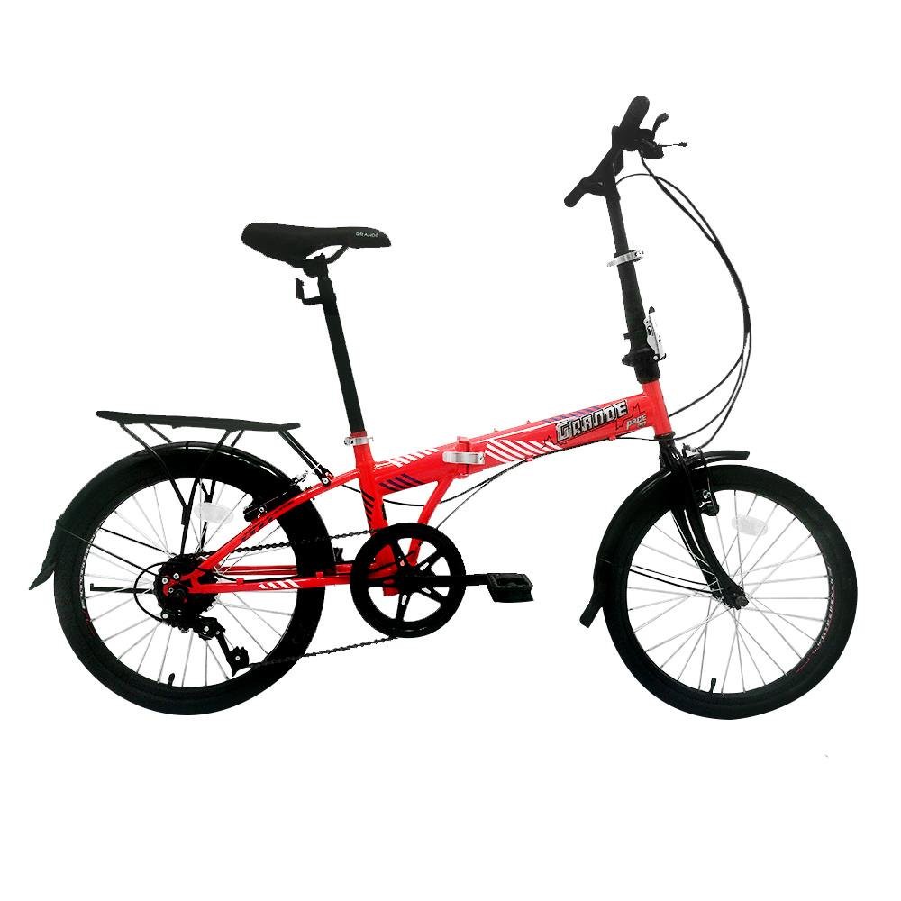 Folding bike FOLDING BIKE GRANDE PACE20 RED bike Sports fitness จักรยานพับ จักรยานพับ GRANDE PACE20 สีแดง จักรยาน กีฬา ฟ