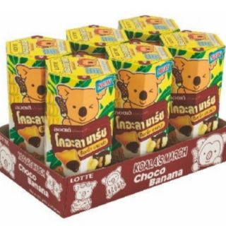 Koalas March โคอะลา มาร์ช บิสกิต ช็อกโกบานาน่า ขนาด 37กรัม/กล่อง แพ็คละ6กล่อง Biscuit Chocolate Banana