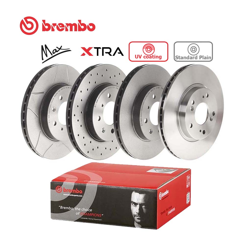 จานเบรค BREMBO HONDA CIVIC (FD) ปี 06-11 เครื่อง 1.8 ฉายานางฟ้า,ไฟท้ายกลม,ไฟท้ายแปดเหลี่ยม [ฮอนด้า ซ