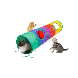 Thai.Th อุโมงค์สนุกใหม่สำหรับแมวหรือสัตว์ขนาดใหญ่ ของเล่นแมว อุโมงค์สัตว์เลี้ยง ของเล่นสัตว์เลี้ยง CS-75(มีราคาส่ง)
