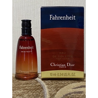 Fahrenheit Dior 1988 EAU DE TOILETTE 10 ml 0.34 fl.oz For Men Vintage Miniature Sample Hard To Find.