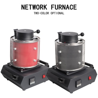 1/2/3kg Gold Meltry Furnace 1900W Digital Melting Furnace Machine 2102 ° F ด้วยเตาหลอมไฟฟ้าหลอมเหลวที่หลอมเหลวของกราไฟท์ใช้เพื่อปรับแต่งทองคำสีเงินกลั่น, อลูมิเนียมทองแดง 110/220V และเตาหลอมหล่อหล่อ