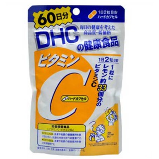 DHC Vitamin C 1000 mg. ดีเอชซี วิตามิน ซี 1 ซอง = 60 เม็ด