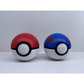 โมเดลฟิกเกอร์เเท้100% Bandai Gashapon Pokemon ballโปเกมอนงานกาชาปองลูกบอลด้านในเป็นตัวปั้ม