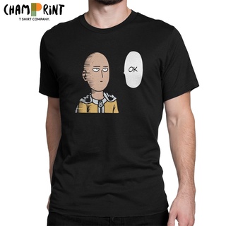 ถูกสุดๆเสื้อยืดลําลอง ผ้าฝ้าย 100% แขนสั้น คอกลม พิมพ์ลายอนิเมะ One-Punch Man สุดฮา ของขวัญ สําหรับผู้ชาย