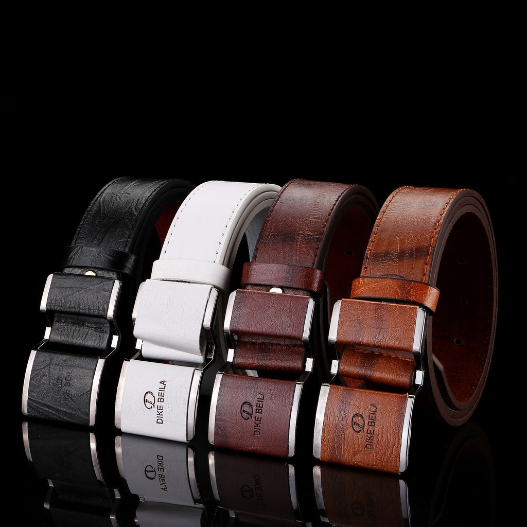 (ถูกที่สุด) เข็มขัด เข็มขัดผู้ชาย เข็มขัดแฟชั่นสไตล์เกาหลี