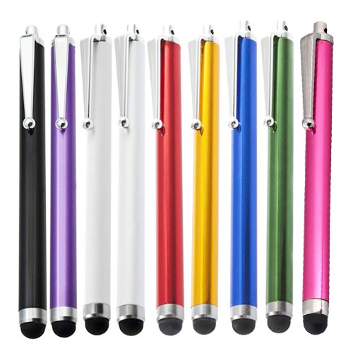 ปากกาสไตลัส ใช้สัมผัสหน้าจอ หลากสี สำหรับ iPhone 5 / 4S / 4G / 3GS iPad 3/2 iPod