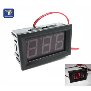 เครื่องวัดแรงดันไฟฟ้า โวลต์มิเตอร์ ดิจิทัล DC LED 4.5-30V 0.…