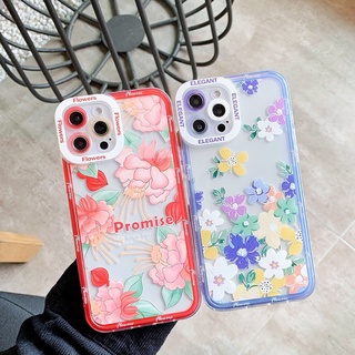 For Huawei Nova 3i 5T 7i 7 SE P30 Lite P40 P50 Mate 30 40 Pro Honor 10i 20i 8X 9X 50 60 Y9 Prime Flower Soft Case Camera Lens Full Transparent Cover | DFC001