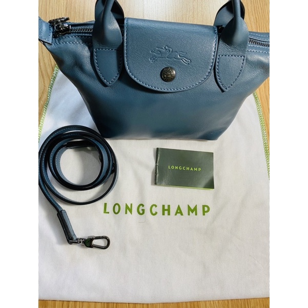 (Like New ของแท้จากชอปไทย แท้ 100%)  Longchamp  LE PLIAGE CUIR TOP HANDLE BAG XS  แท้ 100% ซื้อจากชอปไทย (PP Thailand)