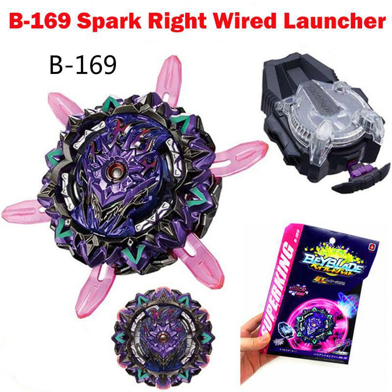 Beyblade BURST SuperKing B-169 สีแดงและสีฟ้าสีดํา Spark B-170-01 Death Diabolos/Abyss Diabolos B-160