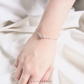 🤍🤍สร้อยข้อมือรุ่น LILY สวยวิ้งๆ เป็นเงินแท้ ใส่อาบน้ำได้เลยค่า