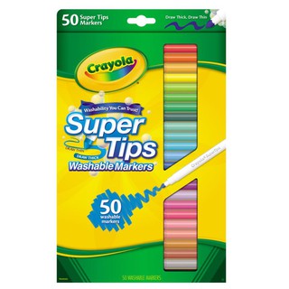 Crayola สีเมจิก Super Tips ล้างออกได้ 50สี ( Crayola SuperTips )
