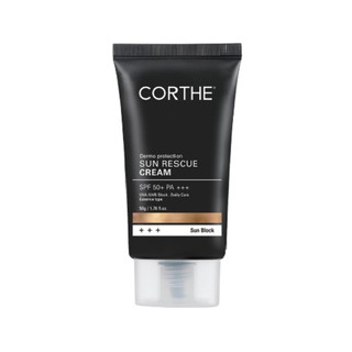 ✨ของขวัญฟรี★ตัวอย่างฟรี✨Corthe dermo Sun resque cream ครีมกันแดด spf 50+/pa+++50 กรัม