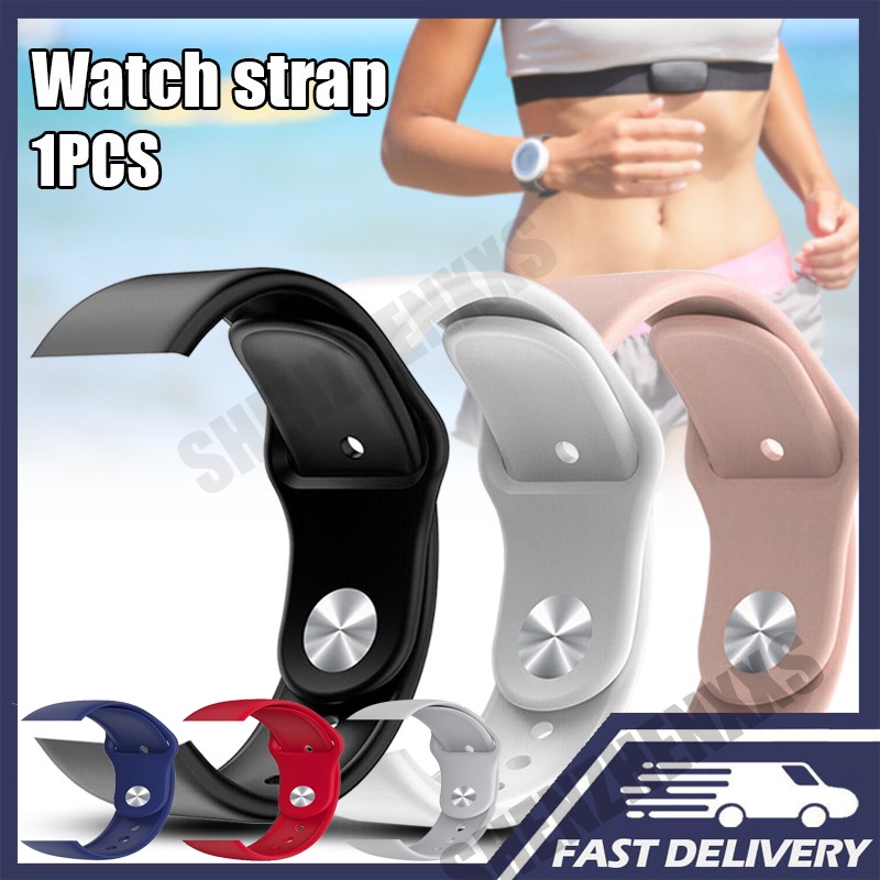 6 สีสายรัดข้อมือซิลิโคนนาฬิกา Smartwatch D20 D13 Y68 สายนาฬิกา Soft Tpu Quick-release สายรัด Breatha