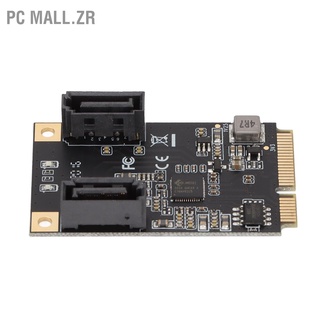 Pc Mall.Zr การ์ดขยาย Mini Pci E เป็น 2 พอร์ต Sata 6Gbps ส่งเร็ว Pci 3.0 Bandwidth Pcl