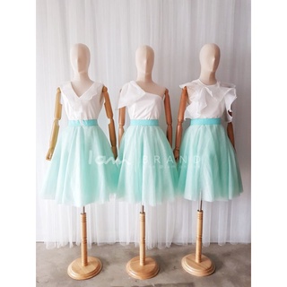 กระโปรงสุ่มรุ่น : Basic tutu skirt (สีเขียวมิ้นต์)