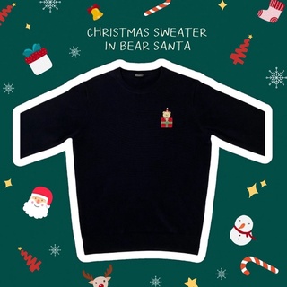 THREERA |  Christmas Sweater in Bear Santa เสื้อสเวตเตอร์