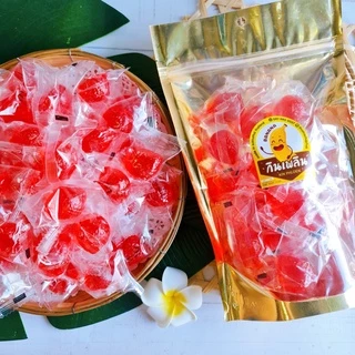 กินเพลิน✨150 กรัม เยลลี่สตอเบอรี่ รูปลูกสตรอว์เบอร์รี่ เยลลี่ผลไม้
