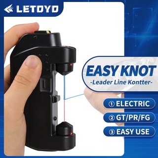 LETOYO Knotter Knot Assist Gt/Fg/Pr เครื่องมือตกปลาแบบผูกปมอุปกรณ์ตกปลา Winder