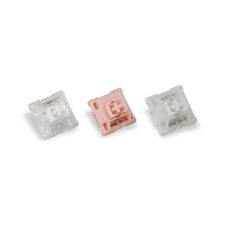 [Linear] Wuque Aurora switches x1 สวิทช์จังหวะเดียวโทนเรียบมีให้เลือก 3 สี ใช้ box stem เพื่อลดปัญหาการ wobble ของสวิทช์