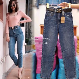 JH1504#ยีนส์บอยไม่ขาดมีS-XL#Jeans house