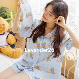 🌈Lavender26💤Dumbo🎪ช้างดัมโบ้ลูกโป่ง ชุดนอนลายน่ารักมาก