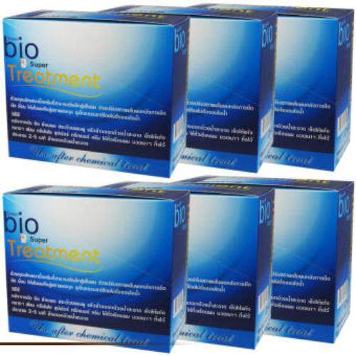 *ยกลัง* Green Bio Super Treatment กรีน ไบโอ ซุปเปอร์ ทรีทเมนต์ ฟื้นฟูผมเสีย หลังการยืด ดัด ทำสี ขนาด 24ซอง (6กล่อง)