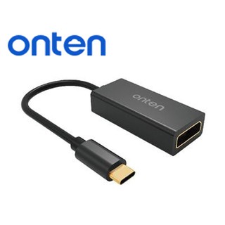 Onten Type C to Displayport adapter-Black OTN-9528