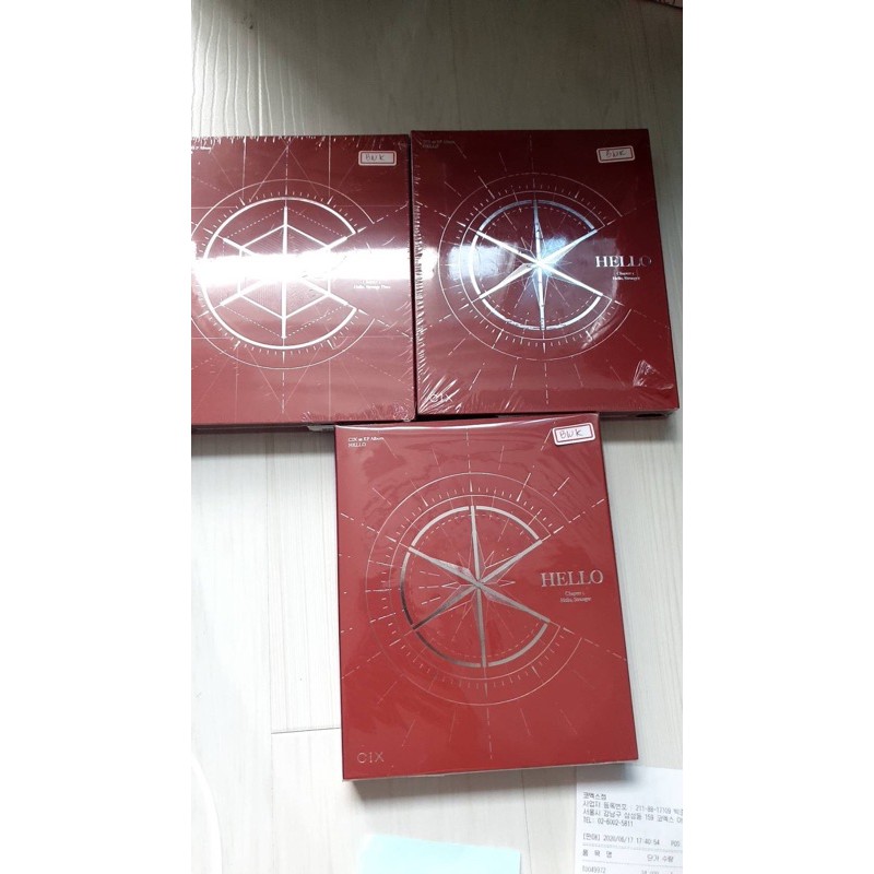 อัลบั้ม HELLO Chapter1,2 CIX Album