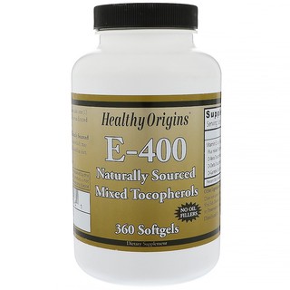 Healthy Origins, E- 400, 360 Softgels