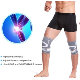 Jingba knee support ผ้าสวมซัพพอร์ตหัวเข่าสายรัดกระชับ