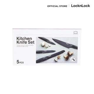 LocknLock ชุดมีดทำครัวอเนกประสงค์ 5 ชิ้น COOKPLUS รุ่น CKK101S5BLK
