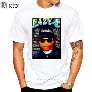 ใหม่ เสื้อยืดแขนสั้น พิมพ์ลาย Eazy E Compton สีดํา สไตล์ฮิปฮอป วินเทจ แฟชั่นฤดูร้อน สําหรับผู้ชาย 2022S-5XL