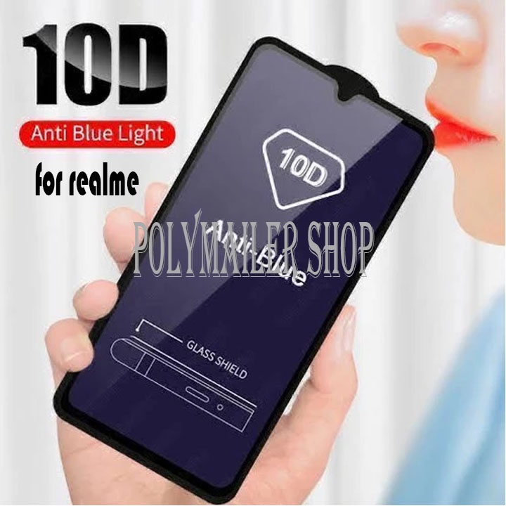 กระจกนิรภัย Bluray Anti Blue Light Full 10D 99D REALME X X2 X2PRO PRO กระจกนิรภัย