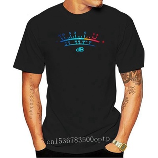 [S-5XL] เสื้อยืดลําลอง แขนสั้น พิมพ์ลาย DB Meter II Decibel Music Bass Radio Cassette สไตล์เรโทร สําหรับผู้ชาย 614499