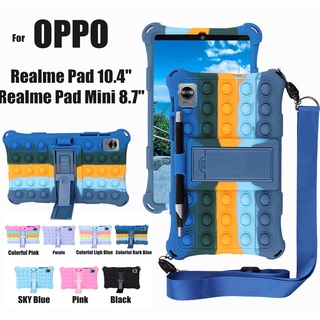 Soft Bubble Case for OPPO Realme Pad Mini 8.7 inch  2022 Kids Silicon Cover for Realme Pad 10.4 inch 2021 Case