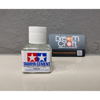 TAMIYA Cement 40ml (กาวฝาขาว เครื่องมือ และอุปกรณ์งานโมเดล DreamCraft Model)