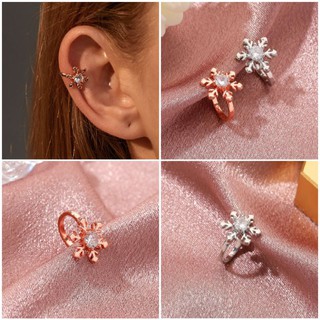 ต่างหูหนีบสโนว์เฟลก • Snowflake Ear Cuff