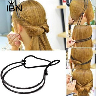 * Lady Hair Hoop Band สายยางยืดยางจัดแต่งทรงผมได้ง่าย