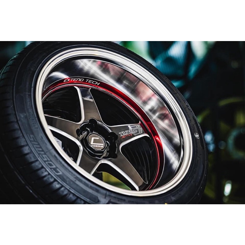 ล้อแม็กซ์ Cosmis type G ขอบ18 10.5 5รู114 ราคาต่อ สี่วง