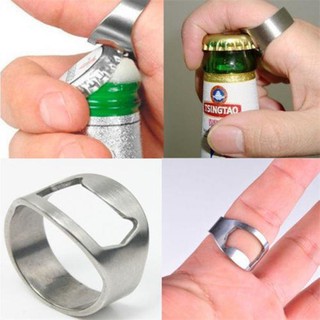 iRon Wood แหวนเปิดขวด รุ่นใหม่ สเตนเลสแท้ ช่วยไห้ชีวิตสะดวกขึ้น Bottle Opener Ring